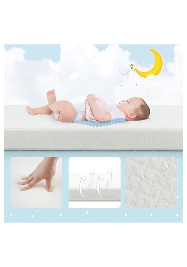 Mc.pierobaby 65x95 Ortopedik Cotton Bebek Yatağı Oyun Park Yatak