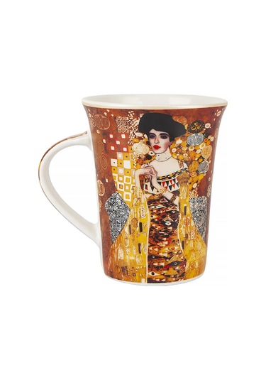 Nouvelle Klimt Çay Ve Kahve İçin Porselen Kupa, 320 Ml 217120274 Kahverengi