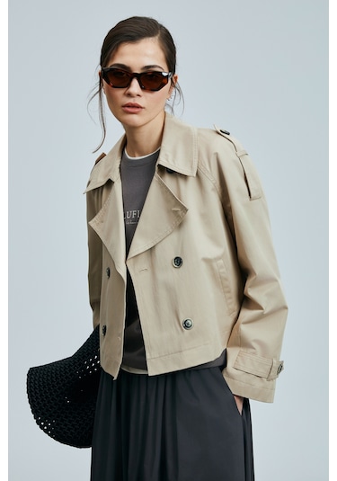 Lufian Carla Kadın Dış Giyim Bej Bej 121120009100550 Bej