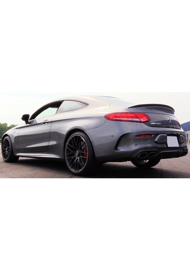 Mercedes C W205 Coupe Bagaj Üstü Spoiler Parlak Siyah Spoyler Plastik İthal 2014-2019