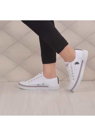 U.S. Polo Assn. U.S Polo Assn. Penelope 1FX Beyaz Erkek-Kadın Günlük Konvers Ayakkabı Beyaz