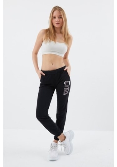 Aymeravm - Paça Lastikli Likralı Eşofman Alt - Çt3901Ga Siyah