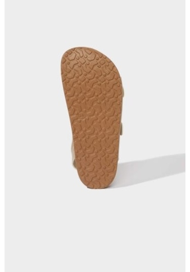 DeFacto Kız Çocuk Cırt Cırtlı Düz Taban Sandalet C2804A825SMBG26 Bej