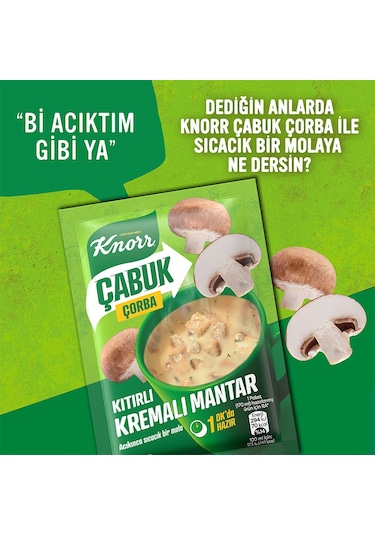 Knorr Çabuk Çorba Kıtırlı Kremalı 15 x 19 G