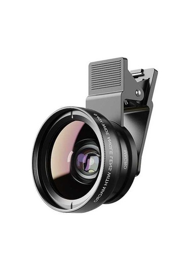 Novahub Apexel Apl-0.45wm 0.45x Geniş Açı + 12.5x Makro Lens Seti, Temizlik Bezi Ve Çanta, Telefon Kamera Ekipmanı