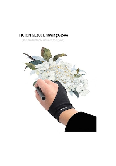 Yunboo Huion Gl200 Çizim Eldiveni - Terletmeyen, Hafif Ve Rahat Sanatçı Eldiveni Diğer Diğer