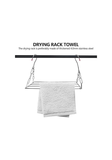 Çok İşlevli Çamaşır Kurutma Makinesi, Giysi, Havlu, Çorap İçin Paslanmaz Çelik Kurutma Askısı Diğer