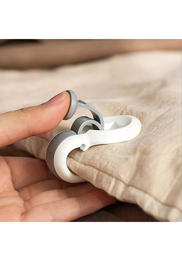 Green-6 Adet/takım Kaymaz Yorgan Yorgan Klipsi Plastik Battaniye Raptiye Klip Yatak Örtüsü Nevresim Sabitleyici Ev Eşyaları Yaratıcı Yorgan Klipsi