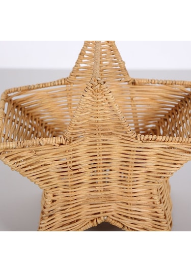 Bohem Rattan Yıldız Çatallık Ve Kaşıklık, Iskandinav, Modern