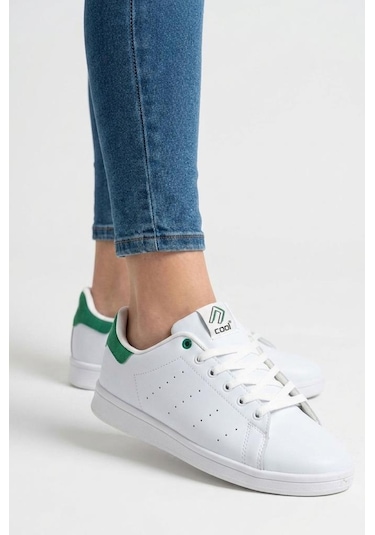 Pisagor Cool Ursula Unisex Sneakers Spor Ayakkabı Beyaz - Yeşil