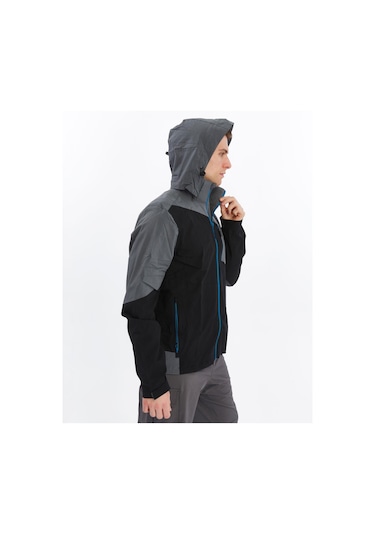 Mapamyumco Windbreaker Erkek Ceket  Füme - Siyah