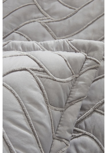 Karaca Home Vega Çift Kişilik Yatak Örtüsü Seti Gri