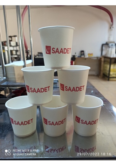 Siyasi Partiler İçin Logolu Karton Bardak 3000 Adet