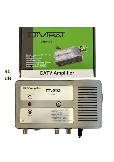 Divisat Dha 400 Hat Yükseltici Amplifier 40db - Zamak Kasa