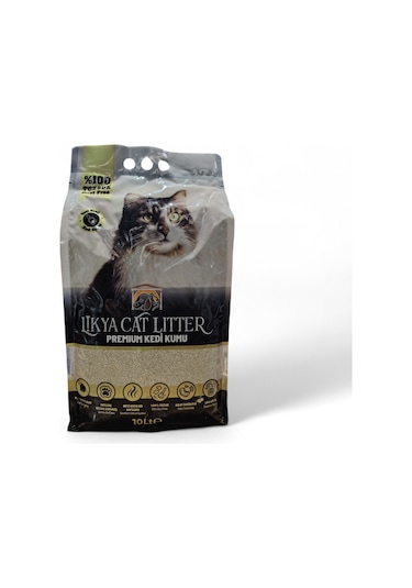 Likya Feles Aktif Karbon Kedi Kumu 10 Lt