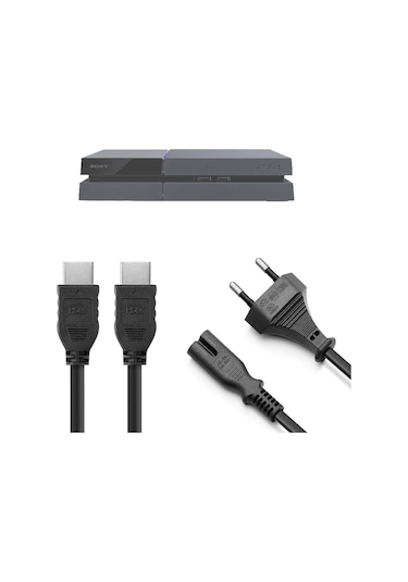 Ps4 Güç Kablosu Ve Hdmi Görüntü Kablosu Set Playstation 4 Aksesuar