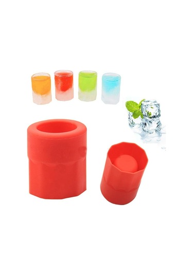 Silikon Bardak Buz Küpü Tepsi Dondurularak Kalıp Bar Jöle Puding Çikolata Kalıp Makinesi