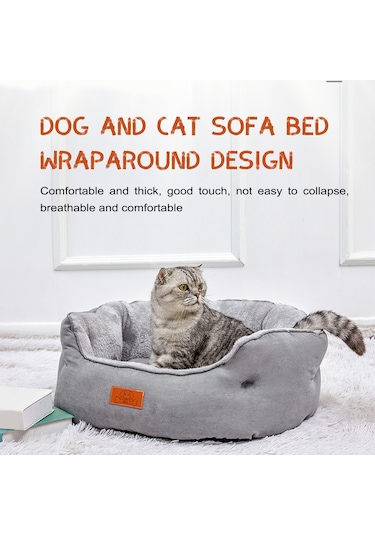 Küçük Köpekler İçin Köpek Yatağı Kapalı Kediler İçin Haki S Haki