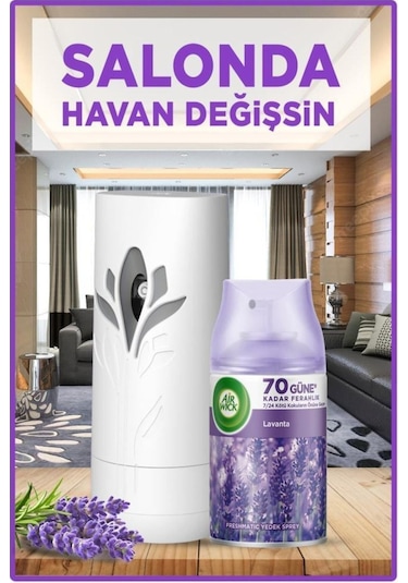 Air Wick Oda Kokusu Freshmatic Makine Yedek Spreyi Lavanta X 6 Adet Lavanta