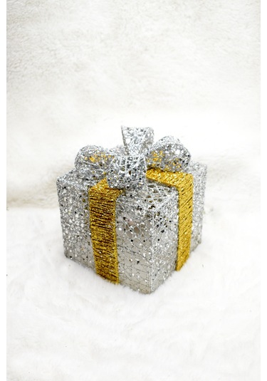 Waldern Yılbaşı Çam Ağacı Hediye Paketi Küçük Boy Gümüş-gold