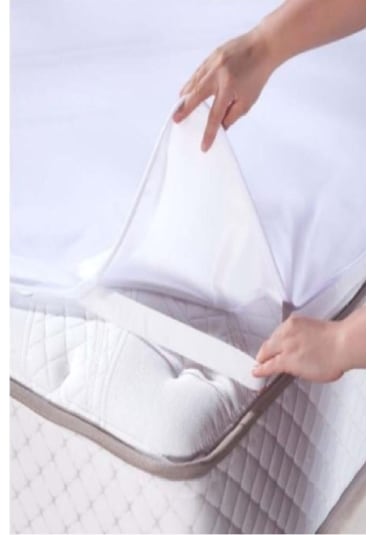 Mycey Alez 70x140 Cm Sıvı Geçirmez Micro Yatak Koruyucu Beyaz