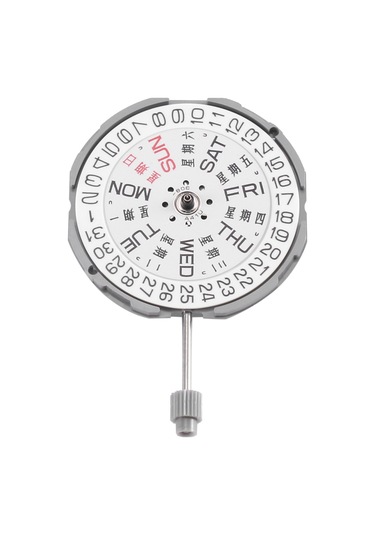 Xurunkeji Miyota Gm02 Gm00 Hareketi İçin 065-543 Gövdeli 3 İbreli Tarih 3 Metal Kuvars Saat Hareketi Yedek Parçaları Siyah