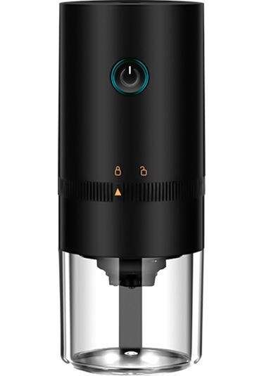 Xindoker Usb Şarjlı Seramik Öğütücü, 6 Seviye Ayar, Dışarıda Kullanıma Uygun, Otomatik Durma Fonksiyonu, Siyah Ev Tipi Kahve Fıstığı Değirmeni Siyah