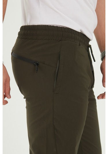 Camp Scoutland Camp546 Outdoor Tactical Su İticili Çok Cepli Likralı Erkek Yürüyüş Pantolonu Haki