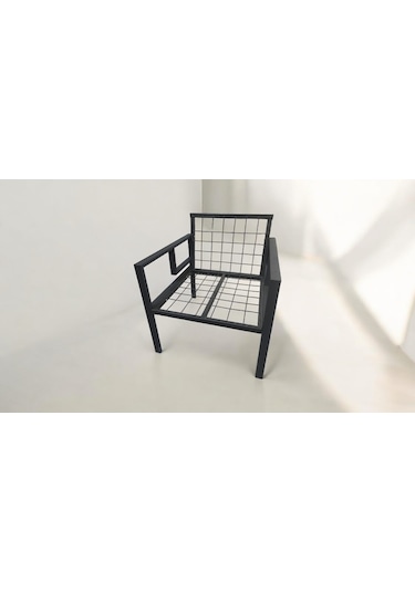 Pi Locca Bahçe Balkon Mobilyası Antrasit 3+1+1 Ve Perla Çam Masa Antrasit