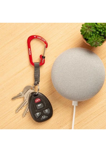 Nite Ize Slidelock Keyring Alüminyum Karabiner 3 -mavi