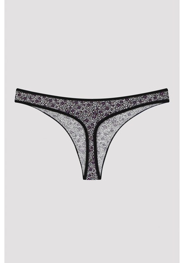 Leo Floral 3lü Thong Külot Çok Renkli