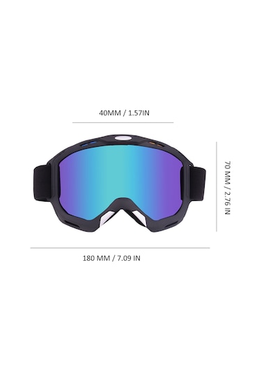 Reedark Uv Koruyucu Motosiklet Gözlüğü - Rüzgar Geçirmez, Anti-sis, Konforlu Spor Gözlükleri