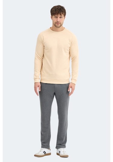 Slazenger Nadav Erkek Bej Sweatshırt Bej