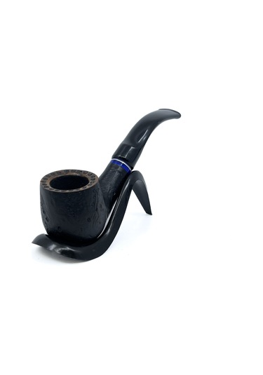 Dapper Bent Billiard Briar Gül Kökü 9 Mm Filtreli El Yapımı Pipo - 3079