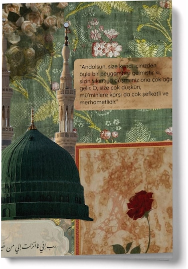 Kolaj Serisi - Ey Sevgili Mini Defter Çok Renkli