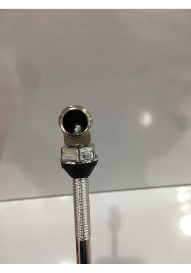 Krom Kaplama Metal Taharet Çubuğu 37Cm N11.576