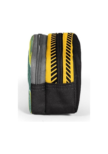 Coral High Erkek Çocuk Sarı/siyah Robot Baskılı İki Gözlü İlkokul Kalem Çantası Sarı - Siyah