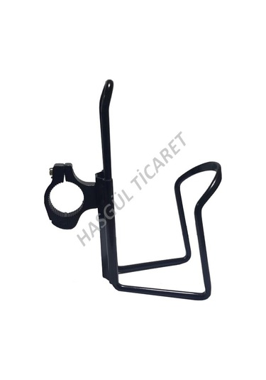 Hsgl Gidon Baglantılı Alüminyum Matara Kafesi Siyah - Kırmızı