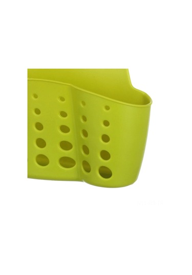 Reedark Mutfak Lavabo Pvc Organizer Sepeti - Suyu Akıtıcı Delikli Tasarım, Temizlik Gereçleri Saklama Körmesi - Kafe Rengi Diğer