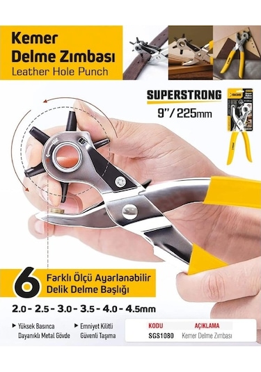 Sgs 1080 Kemer Delme Zımbası