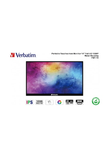 Verbatim 49591 V PMT-14 14" Touch Taşınabilir Monitör