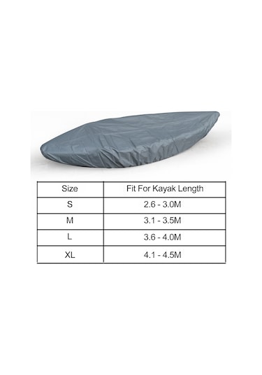 Springsun Su Geçirmez Uv Korumalı Kano Ve Sup Örtüsü - 210d Oxford Kumaş, Çeşitli Boyutlar Ve Renkler