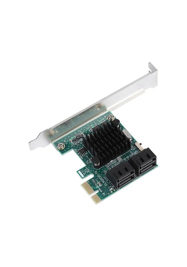 Konesam Pcı-e'den Sata3.0'a 4 Portlu Genişletme Kartı - Arka Bağlantı, 4u/2u Evrensel, Büyük Isıtıcı, Kaliteli Veri Transferi