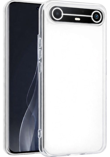 Tecno Stark Slim 5g Premium Şeffaf Silikon Kılıf Şeffaf