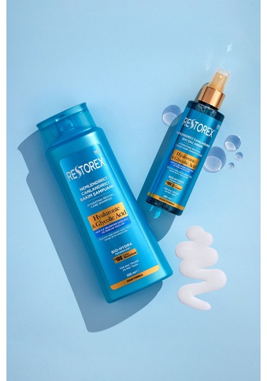 Restorex Hydra Nemlendirici Canlandırıcı Bakım Sıvı Saç Kremi 200 Ml - Hyaluronik Asit Glikoik Asit Sülfatsız