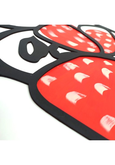 Ahşap Kelebek Figürlü Tablo