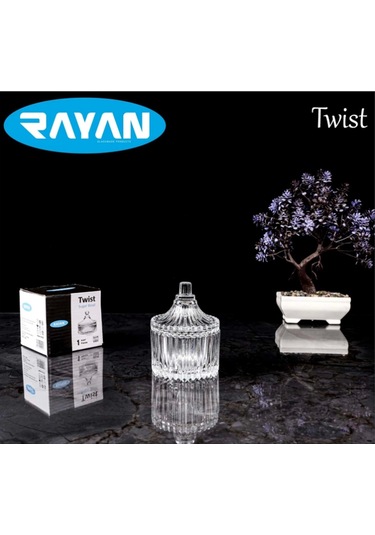 Rayan Twist Cam Şekerlik Lokumluk Renkli