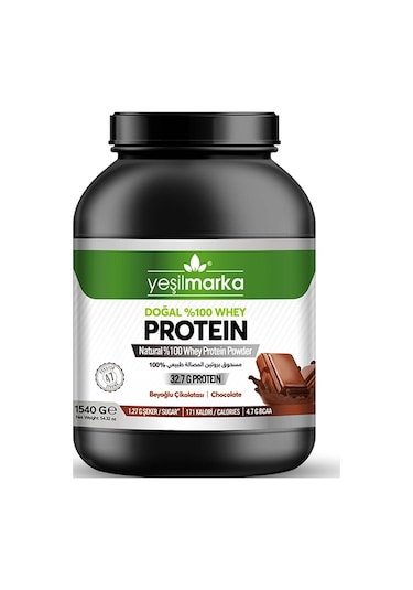Yeşilmarka Doğal Whey Protein Tozu - Beyoğlu Çikolatası 1540 Gr