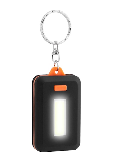 Telvesse 3 Modlu Cob Led Lamba Acil Durum Işığı Mini El Feneri Anahtarlık Çok Renkli