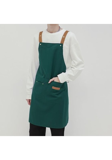 Gri Cep Ayarlanabilir Askı Tasarımlı Mutfak Önlüğü Su Geçirmez Kirlenme Önleyici Temizlik Önlüğü Pişirme Önlük Mutfak Malzemeleri